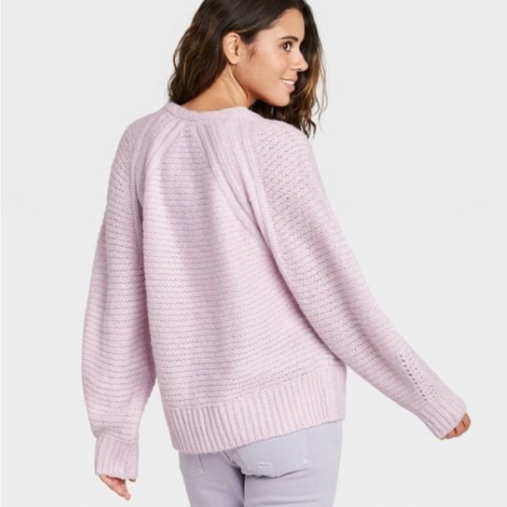 Universal Thread Oversized Purple Balloon Sleeve … - image 2